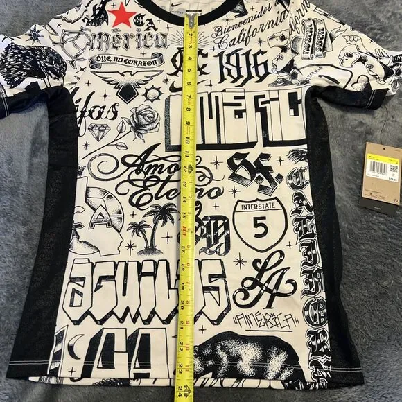 SMALL NIKE Club America 2024/2025 Academy Pro Pre-Match Jersey FQ4612 SLIM FIT - Picture 4 of 7